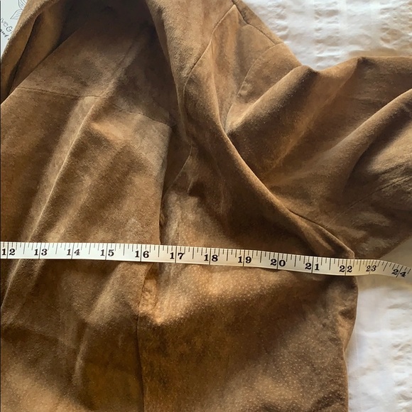 Neiman Marcus exclusive suede drape jacket - Picture 11 of 14